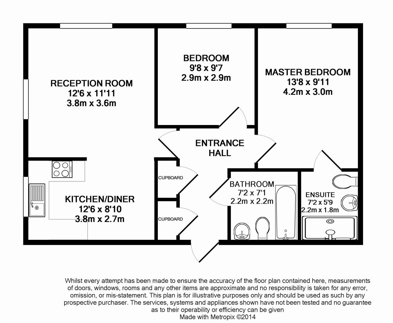 Floorplan for The Alders, Billingshurst